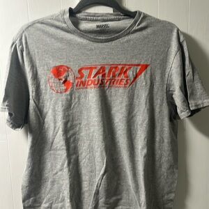 Men’s large stark industries shirt marvel comics